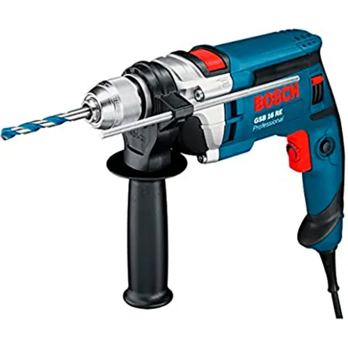 Bosch - Taladro Percutor Eléctrico con cable a red 750 W GSB 16 RE.