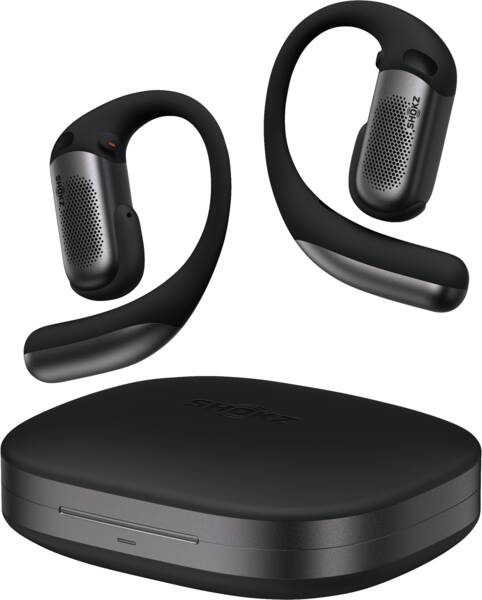 Auriculares True Wireless - Shokz OpenFit Pro, 50 h Autonomía, Reducción de Ruido, IP55, Negro