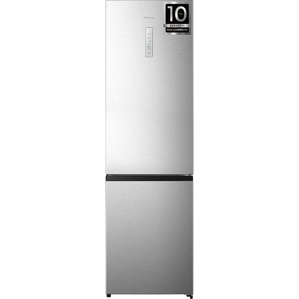 Frigorífico combi - Hisense RB440N4ACD, No Frost, 200.4 cm, 434 l, Multi Air Flow, Acero inoxidable