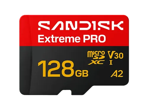 SANDISK EXTREME PRO MICROSD UHS-I 128GB MICROSD 250MB/S(R) / 120MB/S(W)