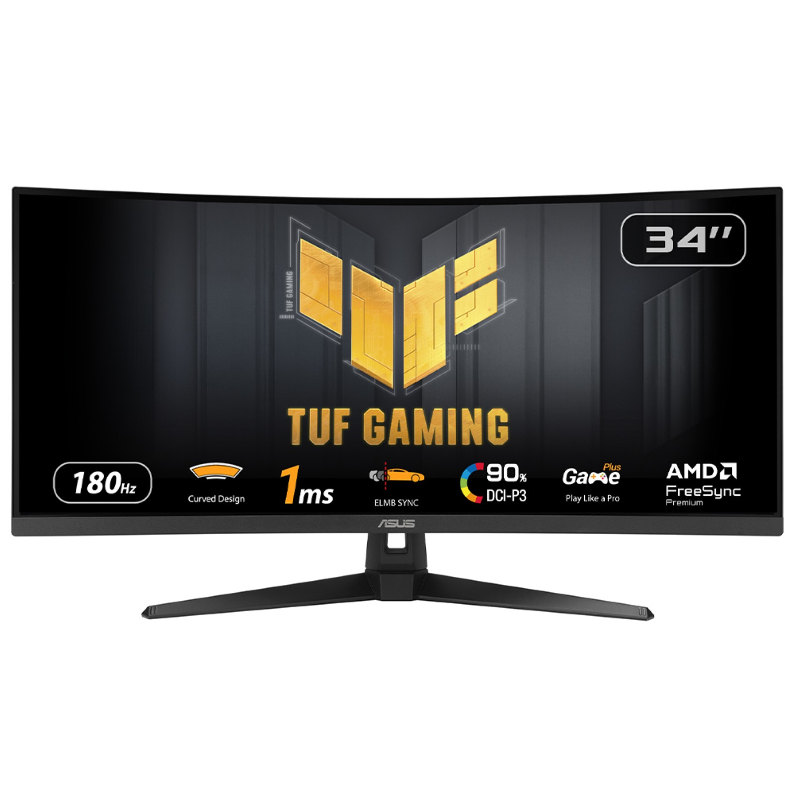 ASUS TUF Gaming VG34VQ3B pantalla para PC 86,4 cm 90LM0AA0-B01170