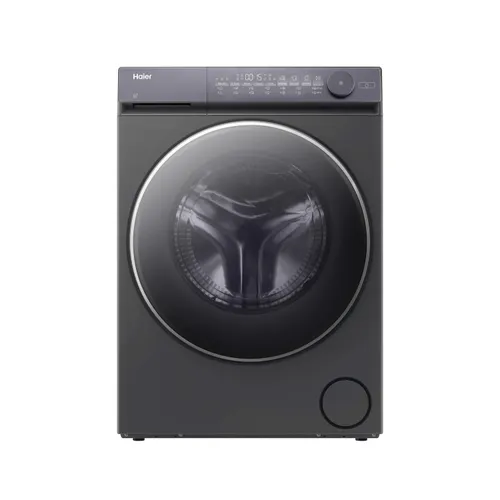 Lavadora secadora - Haier HWD90BP14367GTUS, 9 kg/5 kg, Inverter, 1400rpm, Flexy Time, Ciclo Allergy Care, Ropa de bebé, Inox