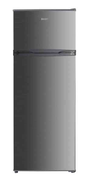 FRIGORIFICO DOS PUERTAS SVAN SF145503EX E ALTO 143 CM ANCHO 55 CM INOX