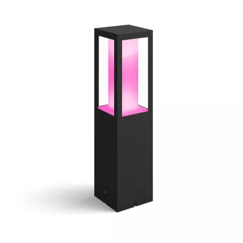 Philips Hue White & Color Ambiance Lámpara De Pedestal Para Exteriores Impress Negro