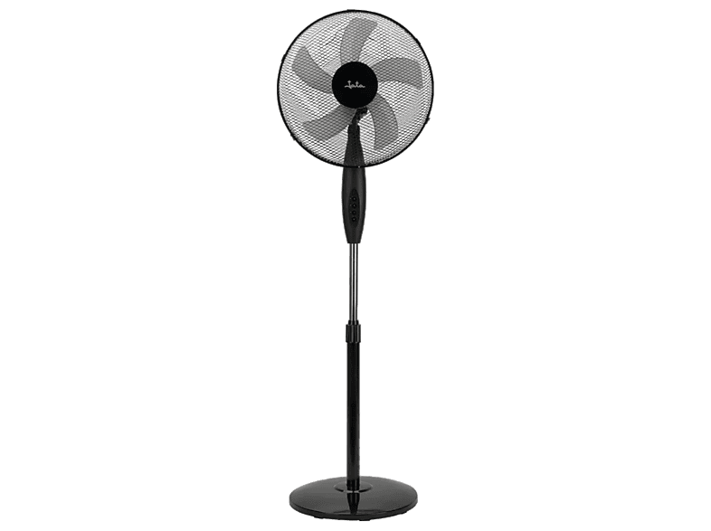 Ventilador de pie - Jata JVVP3245, 50W, 3 Velocidades, Altura Ajustable, Caudal 326.4 m³/h, Estancias hasta 30 m², Negro