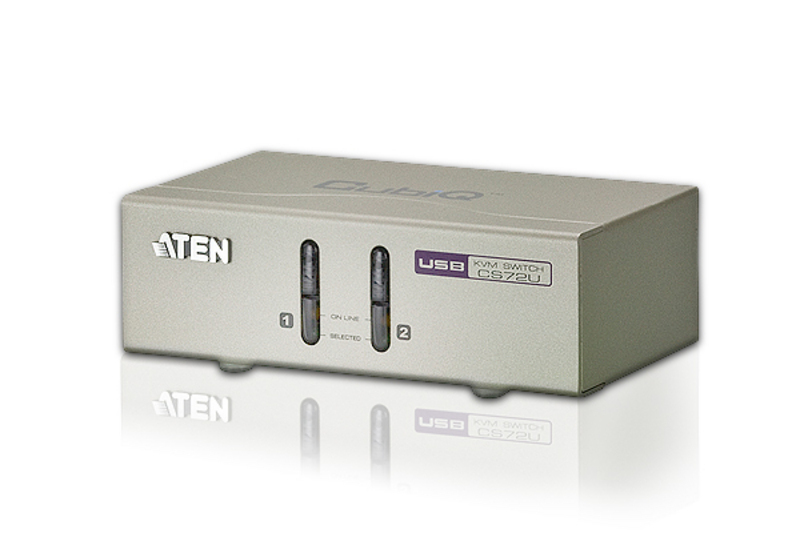 Aten CS72U-AT 2-Port USB VGA/Audio Conmutador KVM CS72U-AT
