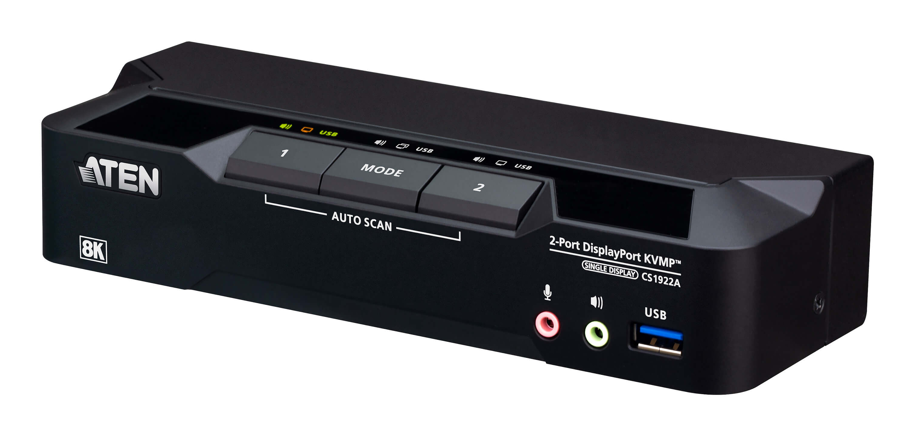 Aten CS1922A-AT-G 2-Port USB 3.0 8K PantallaPort KVMP. Sw CS1922A-AT-G