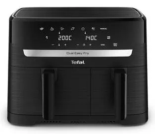 Freidora de Aire Tefal Dual Easy Fry Essential EY901N Doble Cesta 8,3L 2700W