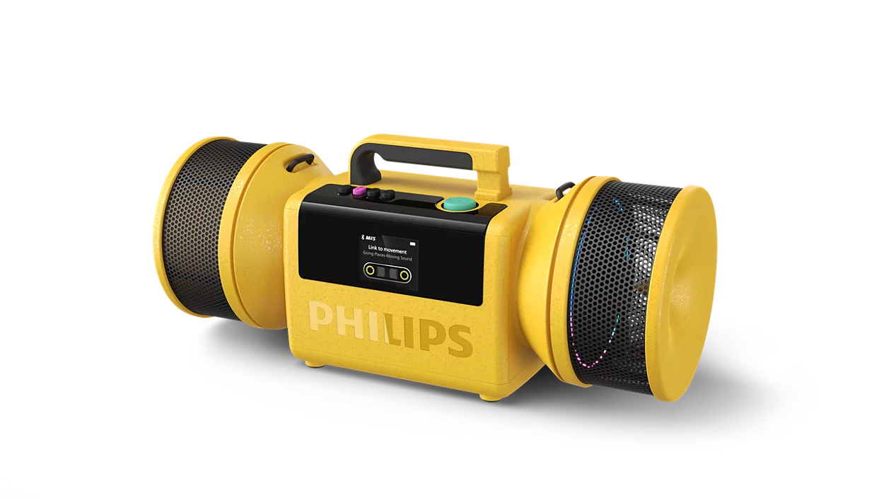 Altavoz Philips Moving Sound The Tube TAMS80Y/00 IP67 140W RMS 24h Bluetooth 6.0