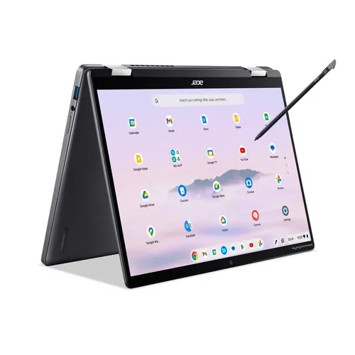 Acer Chromebook Plus Spin 714, CP714-1HN, Chromebook Convertible, 14" Pantalla Táctil, Intel Core Ultra 5, 16GB RAM, 512GB SSD