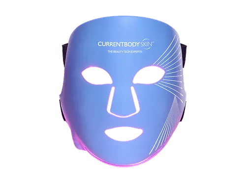 Máscara LED - CurrentBody CBD-BLEM-MASK-S2, Cara, Combina luz azul y roja, Azul