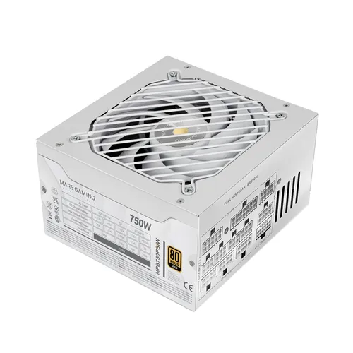 Fuente Alimentación 750W MARS GAMING MPB750PSI 80 PLUS Gold Fully-Modular Blanco