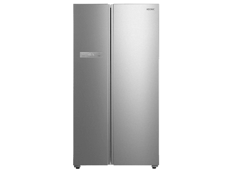 Frigorífico americano - KOENIC KDD 211 C NF IN, No Frost, 177 cm, 592 l, Side-by-Side, Libre Instalación, Touch Control, Dark Inox