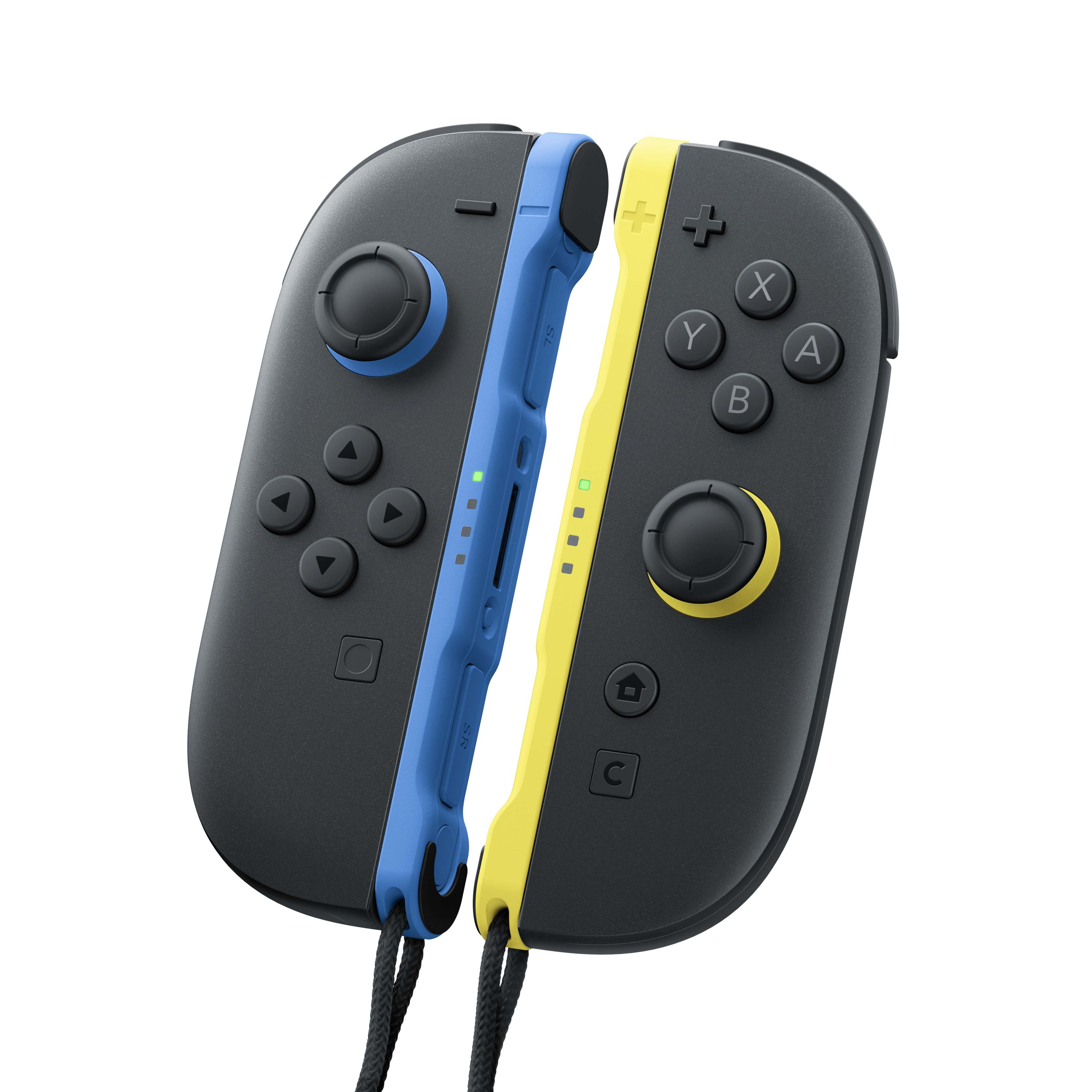 Mando Nintendo Switch 2 - Joy-Con 2, Inalámbrica, Bluetooth, Negro, azul y amarillo
