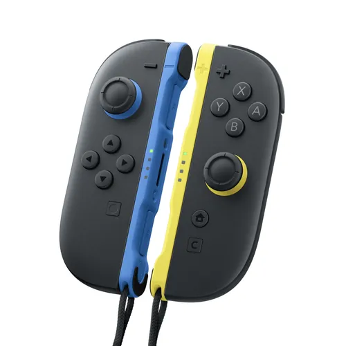 Mando Nintendo Switch 2 - Joy-Con 2, Inalámbrica, Bluetooth, Negro, azul y amarillo