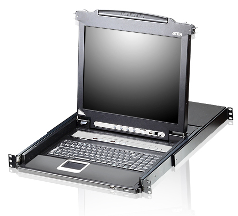 Aten CL5716M-ATA-GG 16-Port PS/2-USB VGA 17" LCD CL5716M-ATA-GG