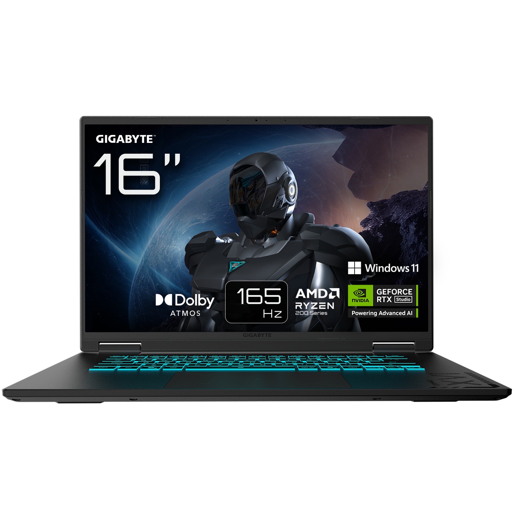 Portátil Gigabyte Gaming A16 16GB/1TB SSD 16 pulgadas IPS AMD Ryzen 7 260 RTX 5060 8GB GDDR7 Windows 11 Home