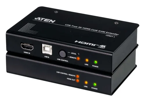 Aten CE801-AT-G USB True 4K HDMI Cat6 KVM Extensor CE801-AT-G