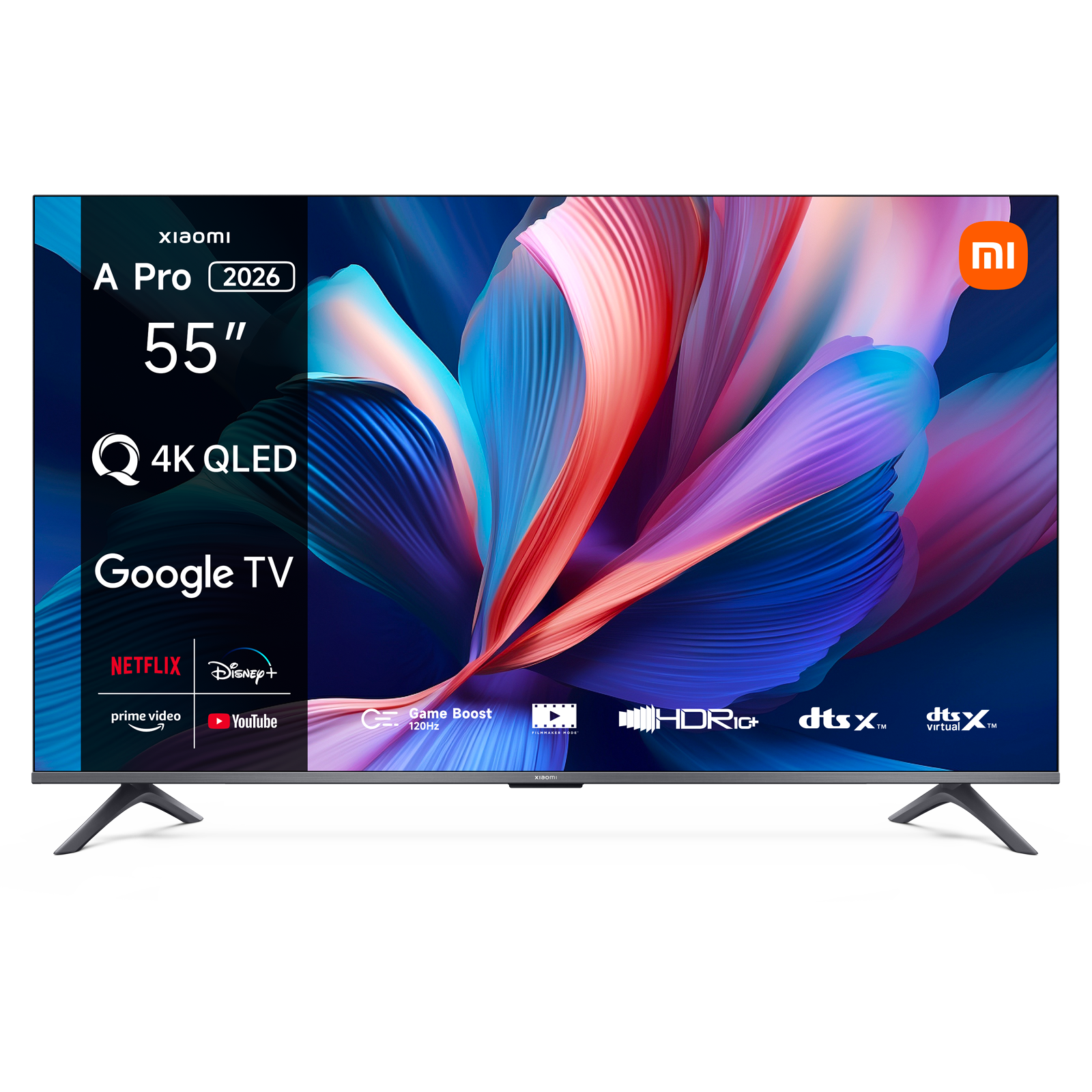 Xiaomi A Pro 55 2026 55" QLED 4K UHD 60Hz Google TV HDR