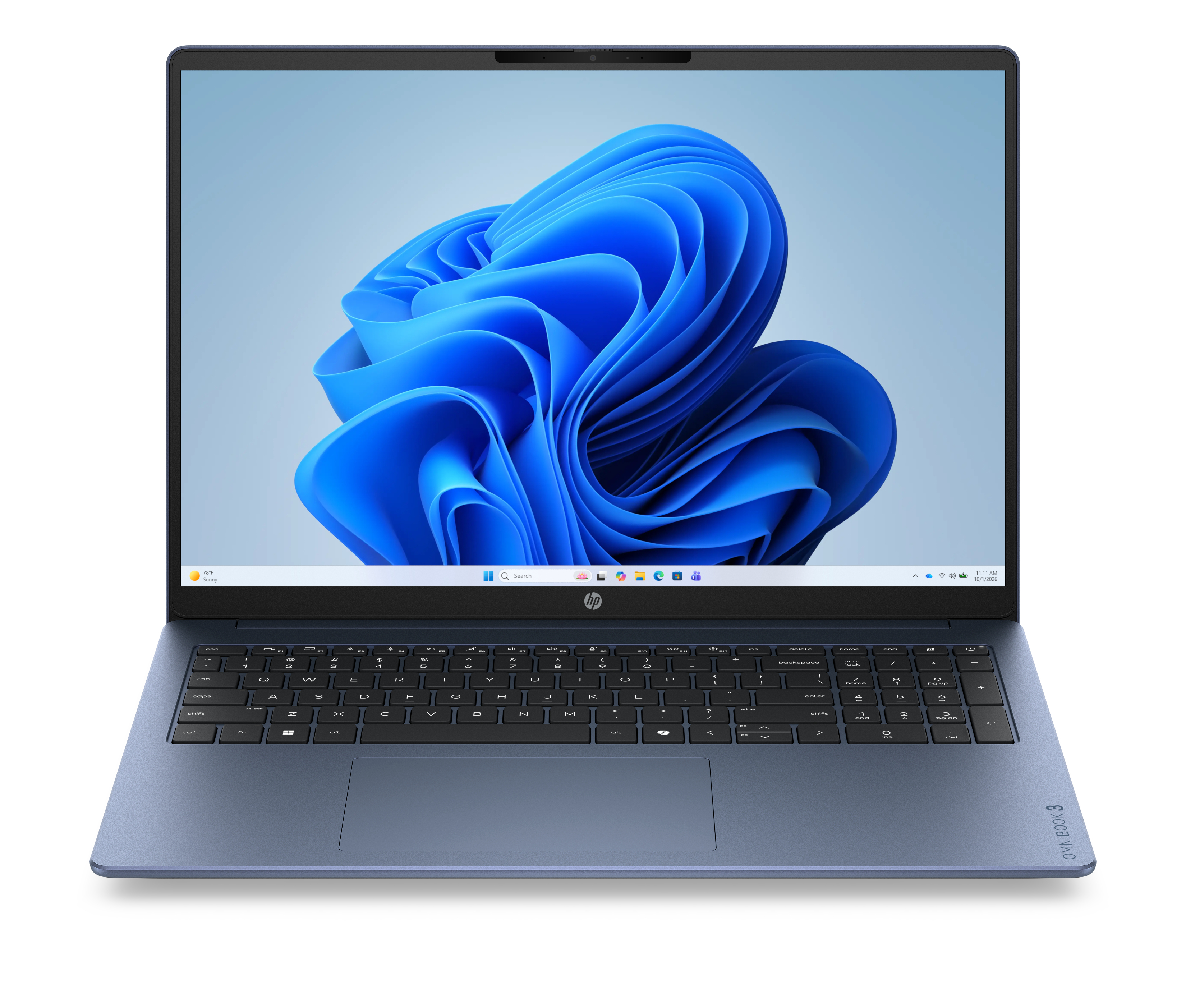 HP - Portátil HP OmniBook 3 16-bu0000ns, Intel Core 5 120U, 16GB, 512GB SSD, 16", W11, Sin cargador.