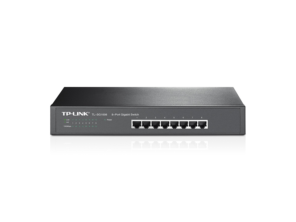 TP-Link TL-SG1008 switch No administrado Gigabit Ethernet TL-SG1008