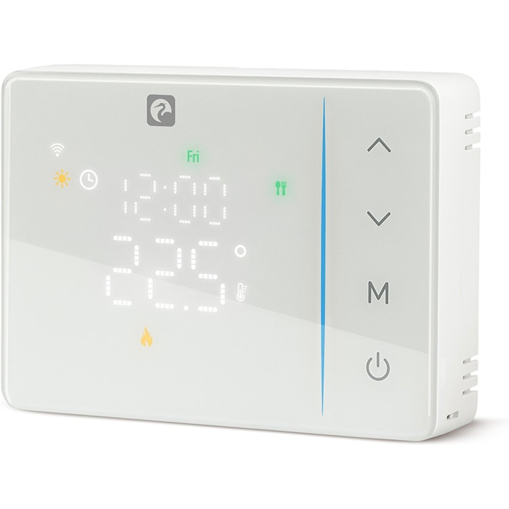 GARZA - Termostato Wifi programable cableado compatible con bombas de frio y Aerotermia.