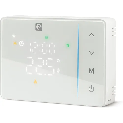 GARZA - Termostato Wifi programable cableado compatible con bombas de frio y Aerotermia.