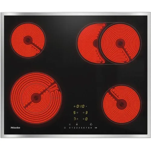 Miele - Placa vitrocerámica Miele con 4 zonas de cocción,ExtraSpeed - KM 6540 FR.