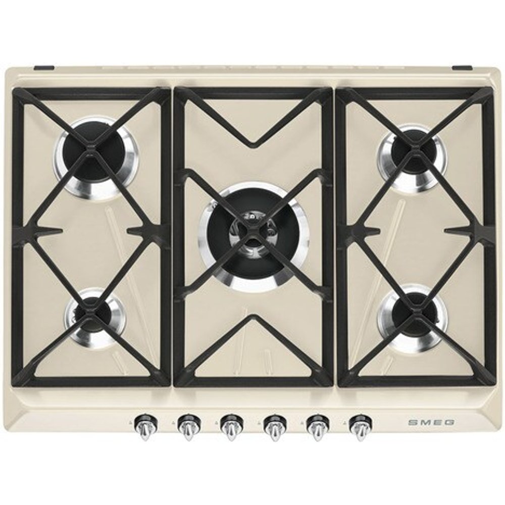 Smeg - Placa gas Smeg 5 quemadores - SR975PGH.