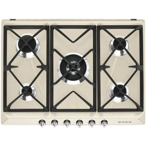 Smeg - Placa gas Smeg 5 quemadores - SR975PGH.