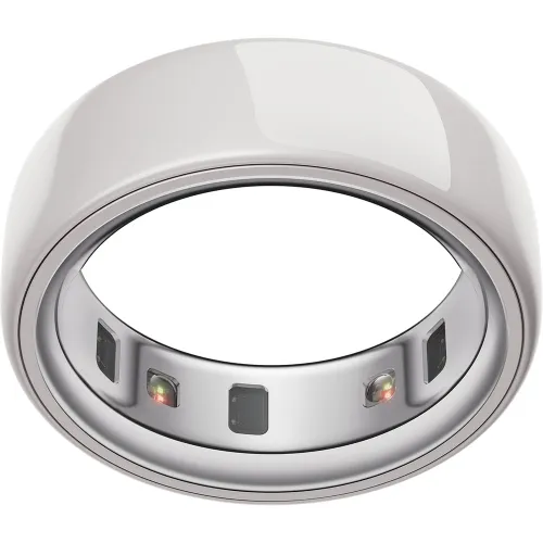 Oura - Anillo inteligente Oura Ring Gen4 Ceramic Blanco nube.