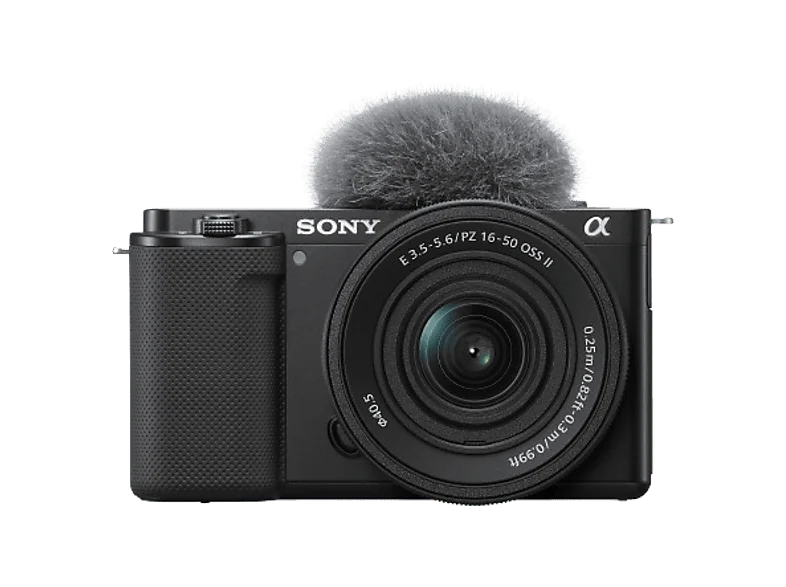 Cámara EVIL – Sony Alpha ZV-E10K con Objetivo Intercambiable 16-50 mm II (24.2 MP, Vídeo 4K, Eye AF en Tiempo Real, Pantalla Abatible), Vlog, APS-C