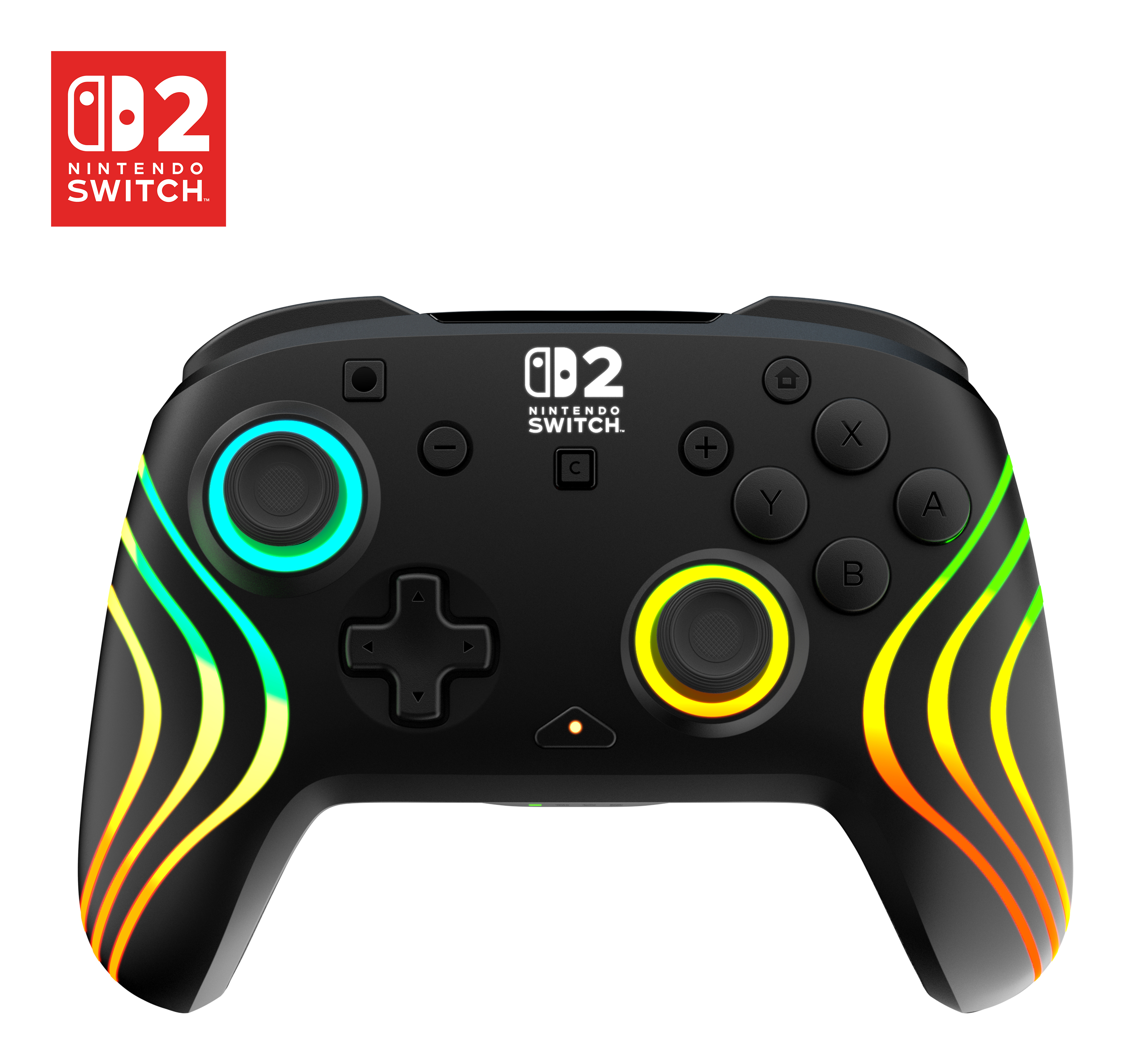 Mando Nintendo Switch - Turtle Beach Afterglow™ Wave Wireless Controller, Para / Lite OLED 2, Negro
