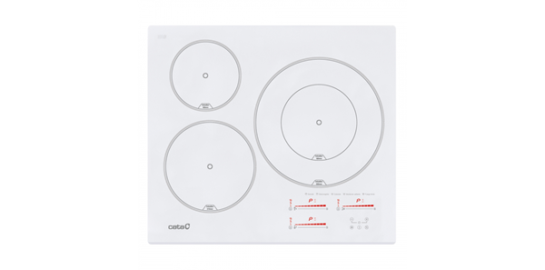Cata Insb6030wh Placa Induccion 3Zonas