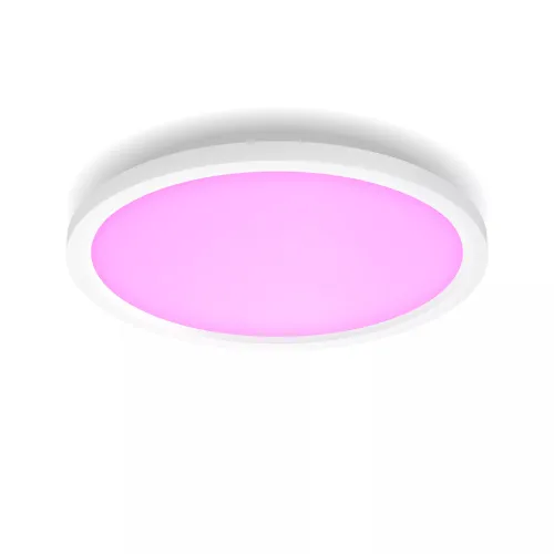Philips Hue Luz De Plafón Panel Redondo Surimu Blanco