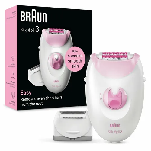 DEPILADORA BRAUN SE3-031 NEW RECARGABLE