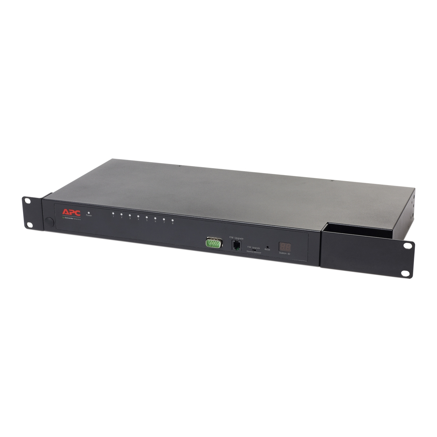 APC KVM 2G, analógico, 1 usuario local, 8 puertos KVM0108A