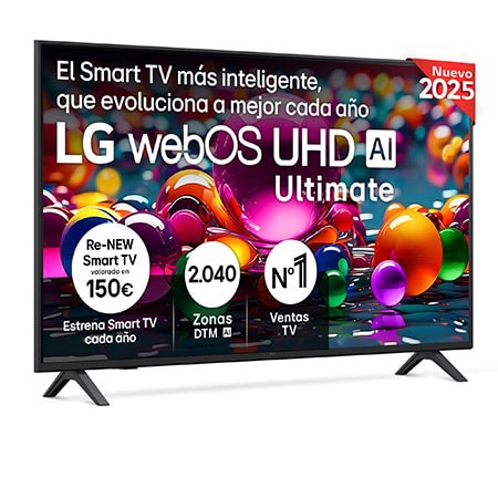 Smart TV LG UHD Ultimate AI UA72 50 pulgadas 4K 2025 - 50UA72006LA.AEU | LG ES