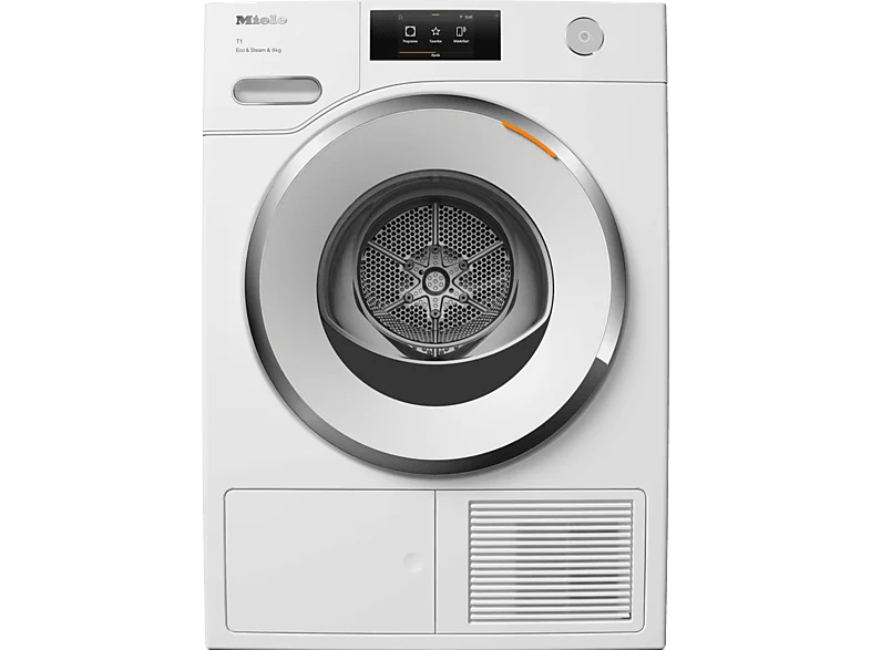 Secadora bomba de calor - Miele TWR780WP Eco&Steam, 9kg, 20 programas, Blanco