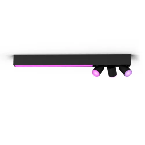 Philips Hue White & Color Ambiance Plafón Centris De Tres Focos Negro