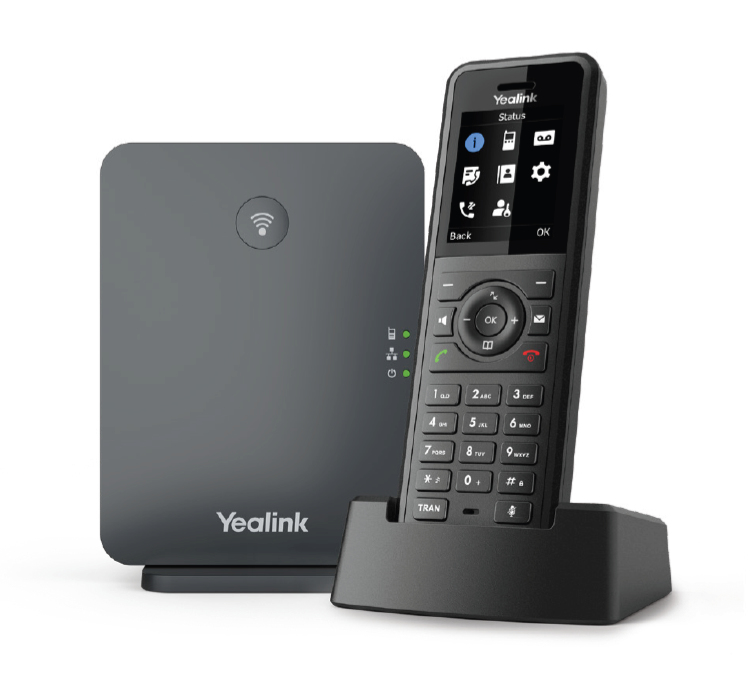 Yealink W77P Teléfono IP Inalámbrico con Pantalla TFT y W77P