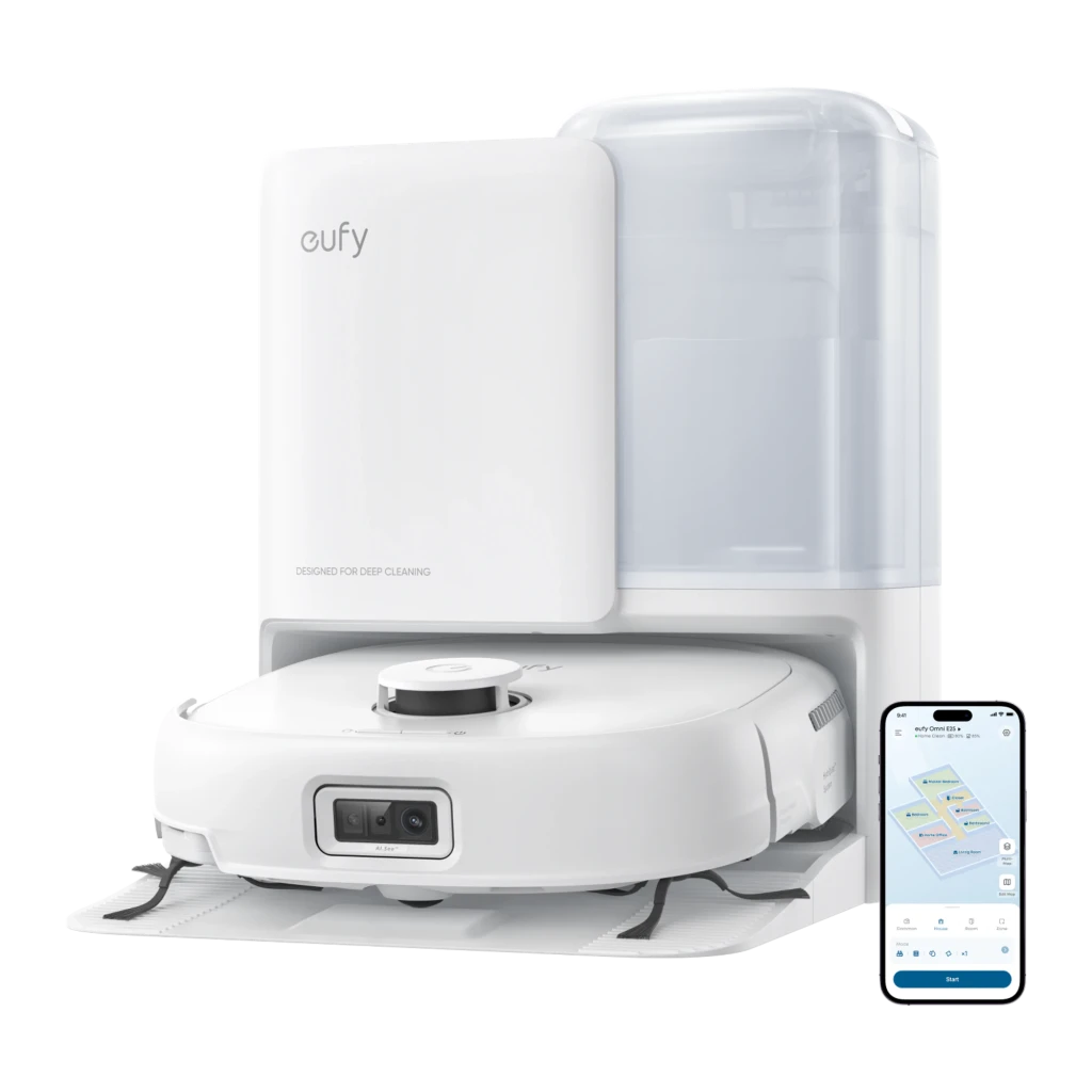 Robot Aspirador Eufy Omni E25 Navegación Inteligente HydroJet Doble Mop