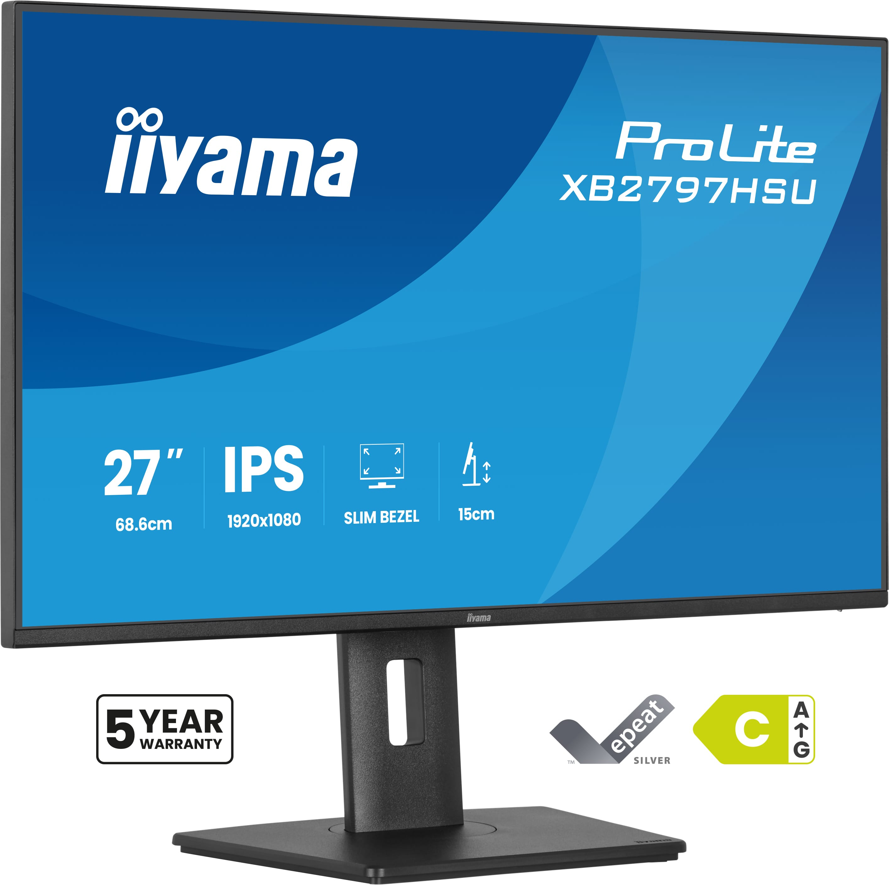 iiyama XB2797HSU-B1 Monitor ProLite 27" IPS FHD 120Hz XB2797HSU-B1