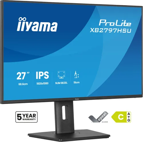 iiyama XB2797HSU-B1 Monitor ProLite 27" IPS FHD 120Hz XB2797HSU-B1