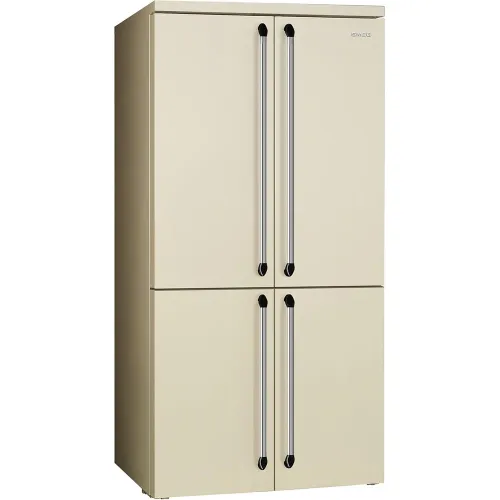 Smeg - Frigorífico Americano Smeg, 4 puertas, Total No Frost, 572 litros, Crema - FQ960P6.