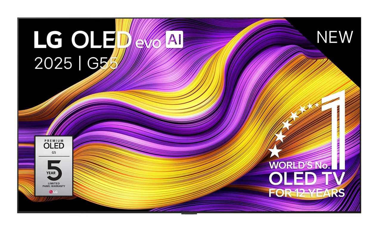 Smart TV LG OLED evo AI G5 65 pulgadas 4K 2025 - OLED65G55LW