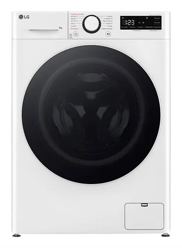 LAVADORA CARGA FRONTAL LG F4WR6009A0W 9 KG 1400 RPM A BLANCO