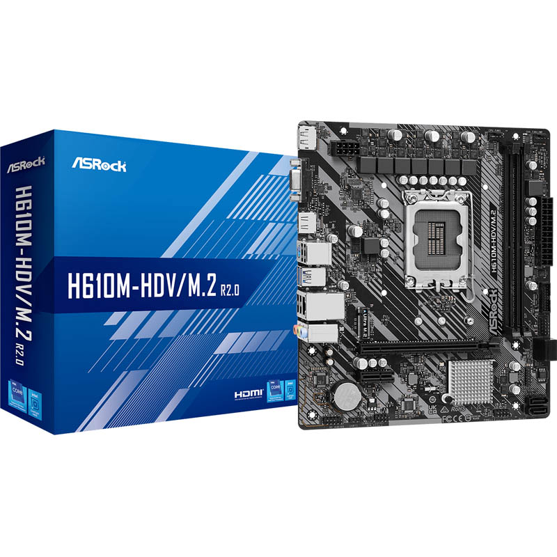 AS Rock H610M-HDV/M.2 R2.0 Socket 1700