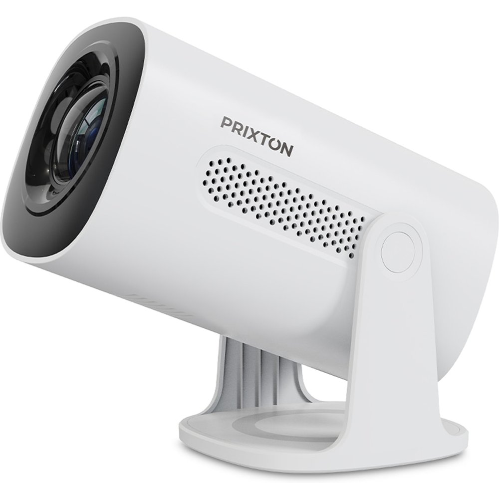 Proyector - Prixton Dalí, 1280 x 720 px, 30000 h, HD 720P, Proyección: Tamaño 32-120″, Distancia 1- 4 metros, Blanco