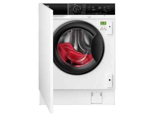 AEG - Lavadora integrable AEG 8 Kg - 1400 rpm, PowerClean, Vapor, Wifi, Silencio, Serie 8000 -LFU8E8436C.